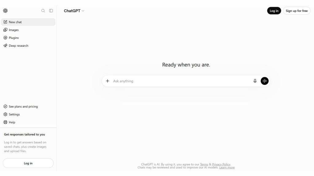 AI application ChatGPT supporting work