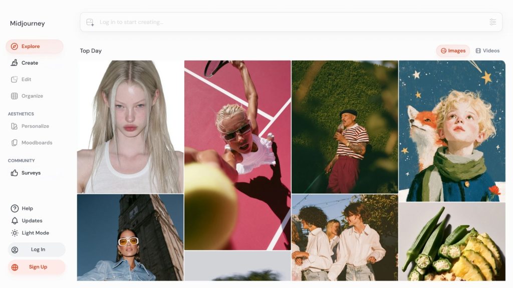 AI image-generation tools Midjourney