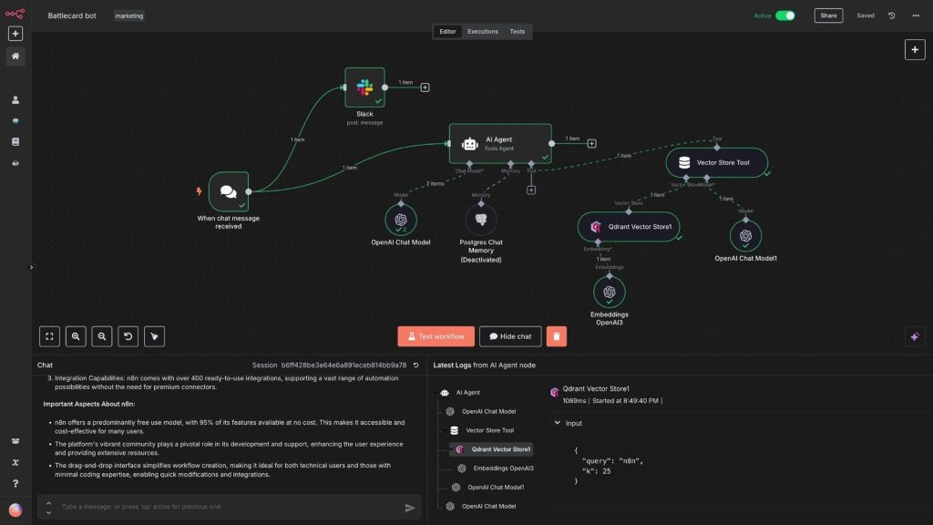 free AI tools for n8n developers