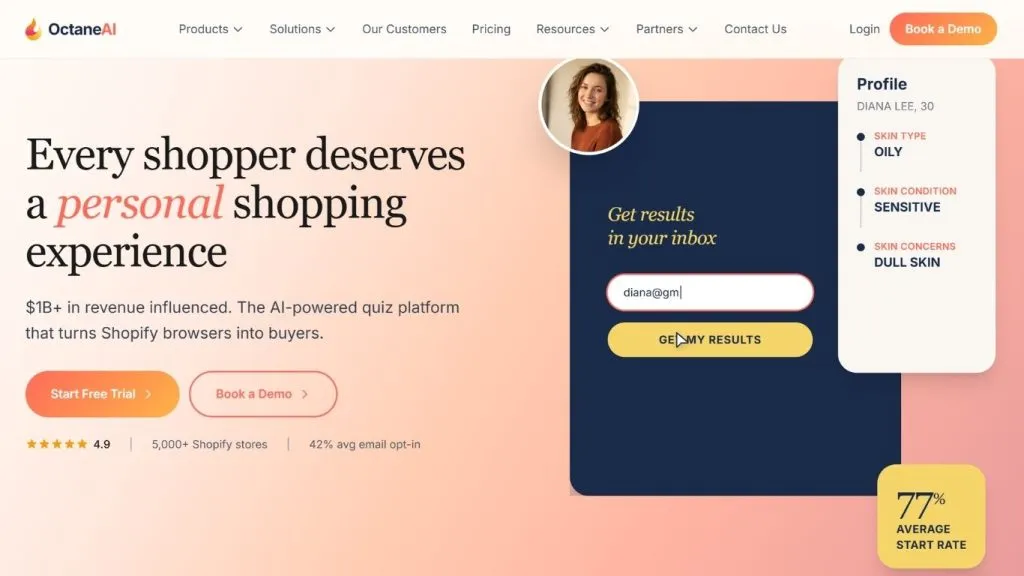  Octane AI bán hàng online