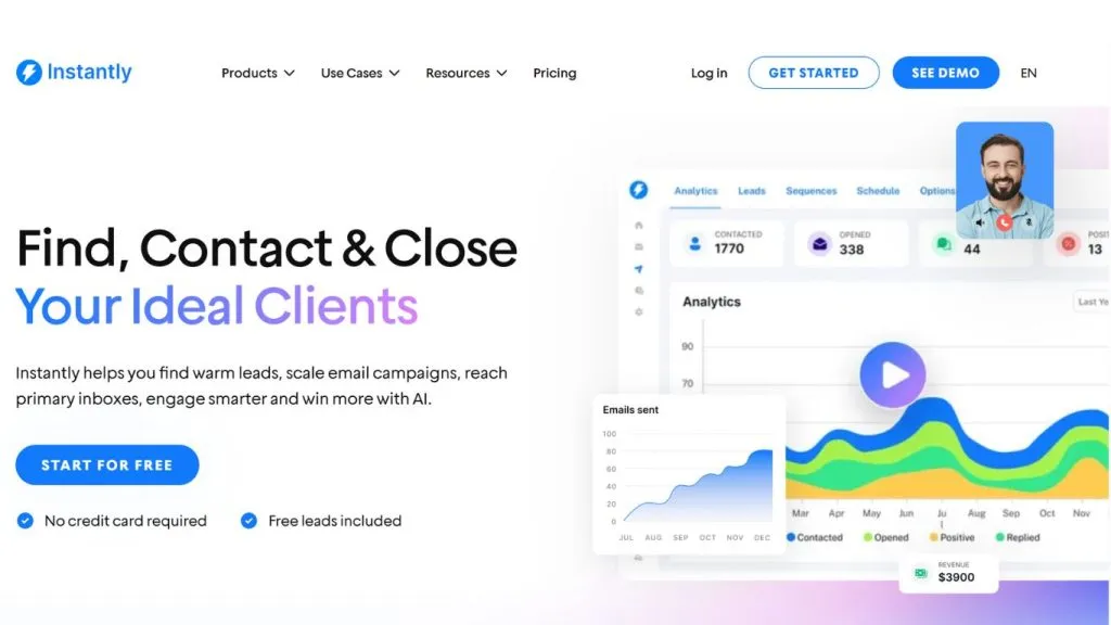 AI email marketing Instantly
