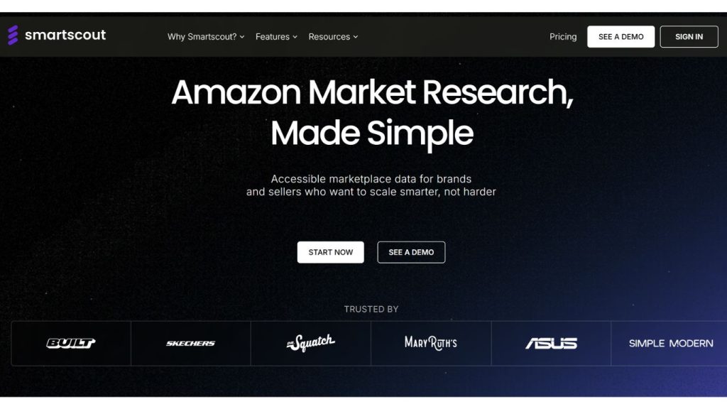 AI phân tích thị trường Amazon SmartScout