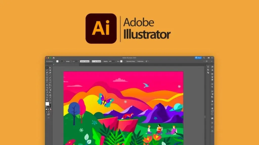 Adobe Illustrator AI thiết kế vector