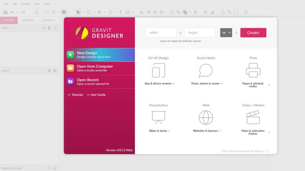 Gravit Designer thiết kế vector