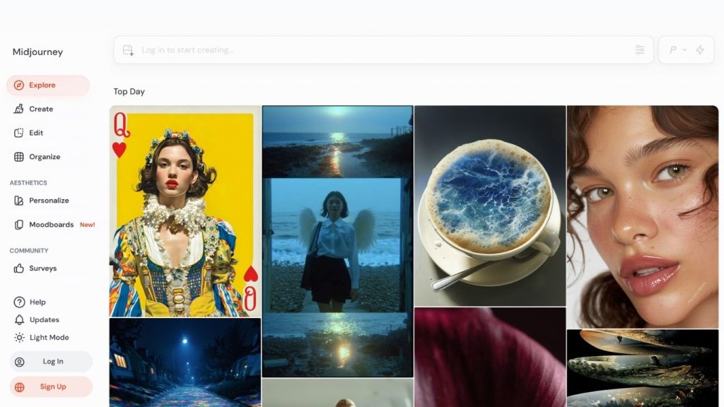 Midjourney AI image generator