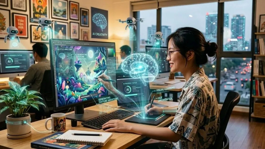 phần mềm AI thiết kế hình ảnh là gì
