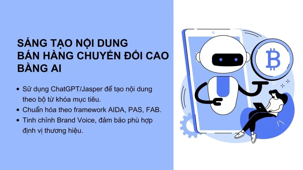Bán hàng online bằng AI với nội dung quảng cáo tối ưu chuyển đổi