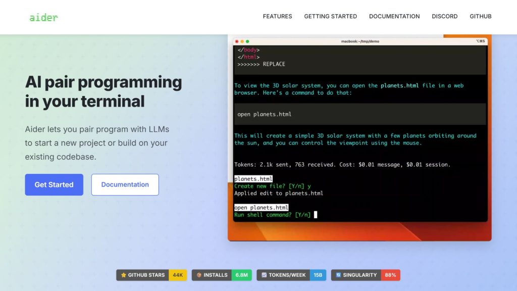 AI that writes HTML code
