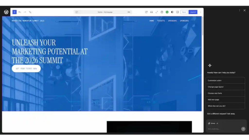 Website sự kiện hoặc hội thảo