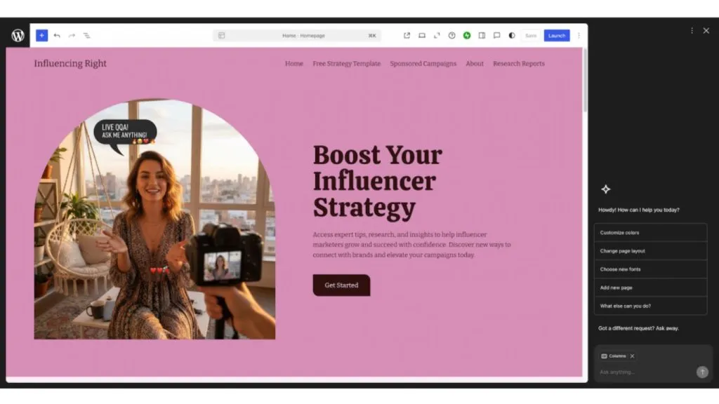 Website Blog