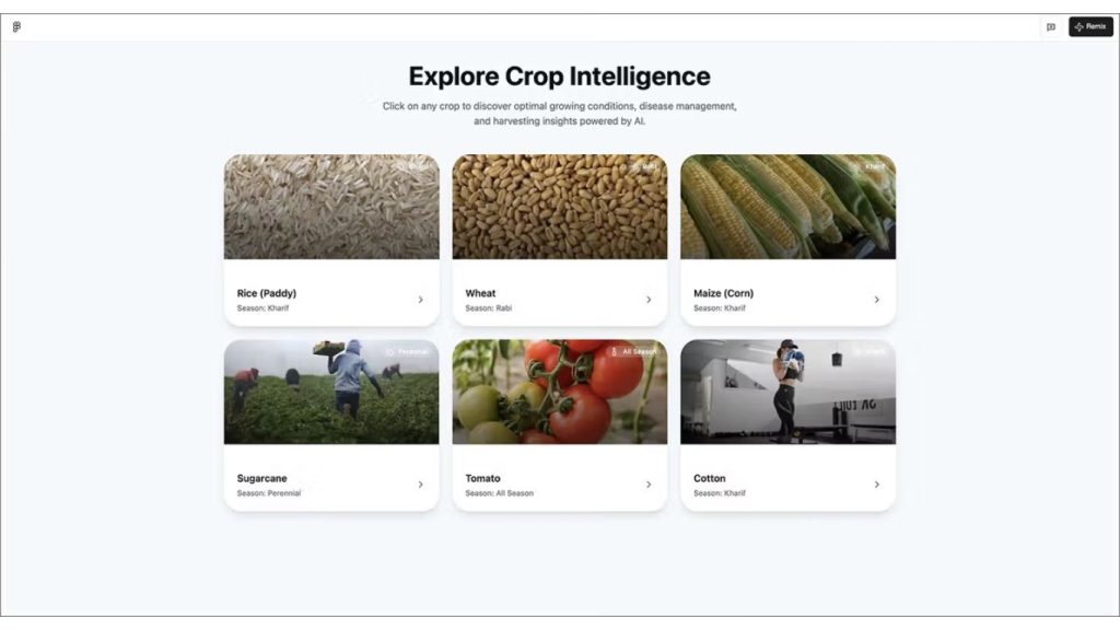 Mẫu ứng dụng nông nghiệp farmerai