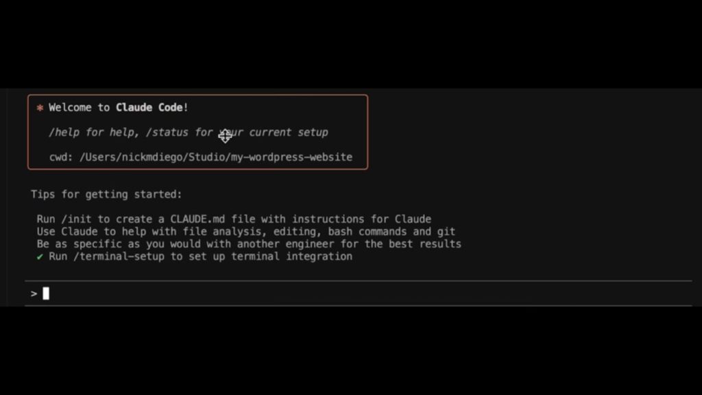 hoàn tất quy trình cài đặt claude code
