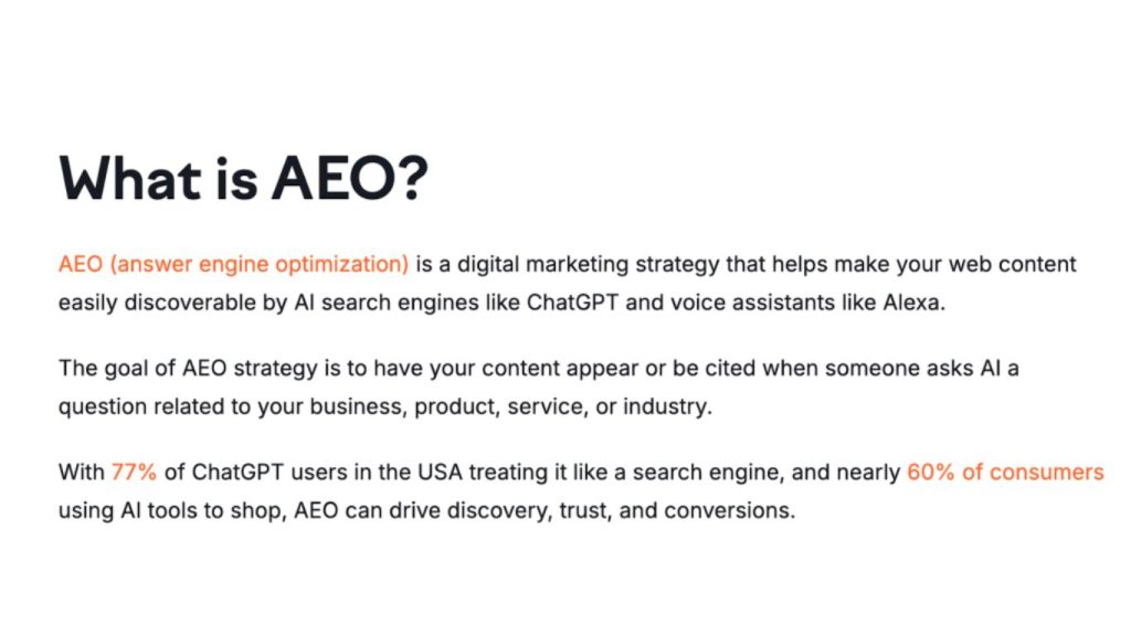 ví dụ về cách ưu tiên câu trả lời rõ ràng