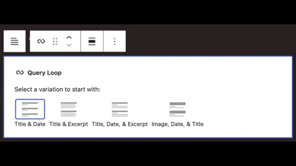 sử dụng khối Query Loop của WordPress để tự động hiển thị các bài viết liên quan