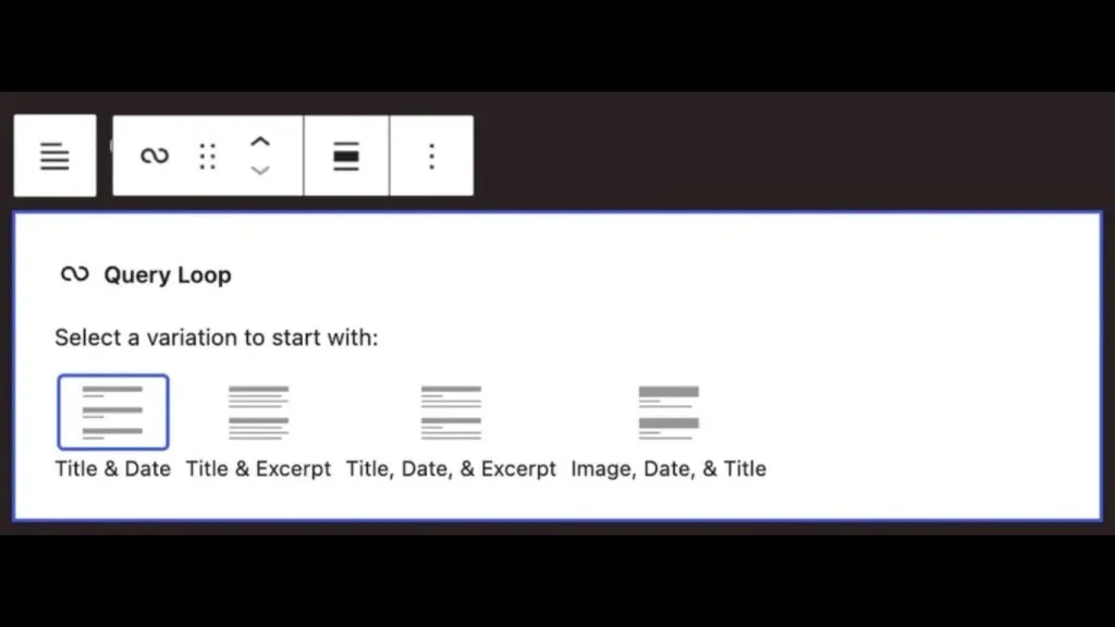 sử dụng khối Query Loop của WordPress để tự động hiển thị các bài viết liên quan