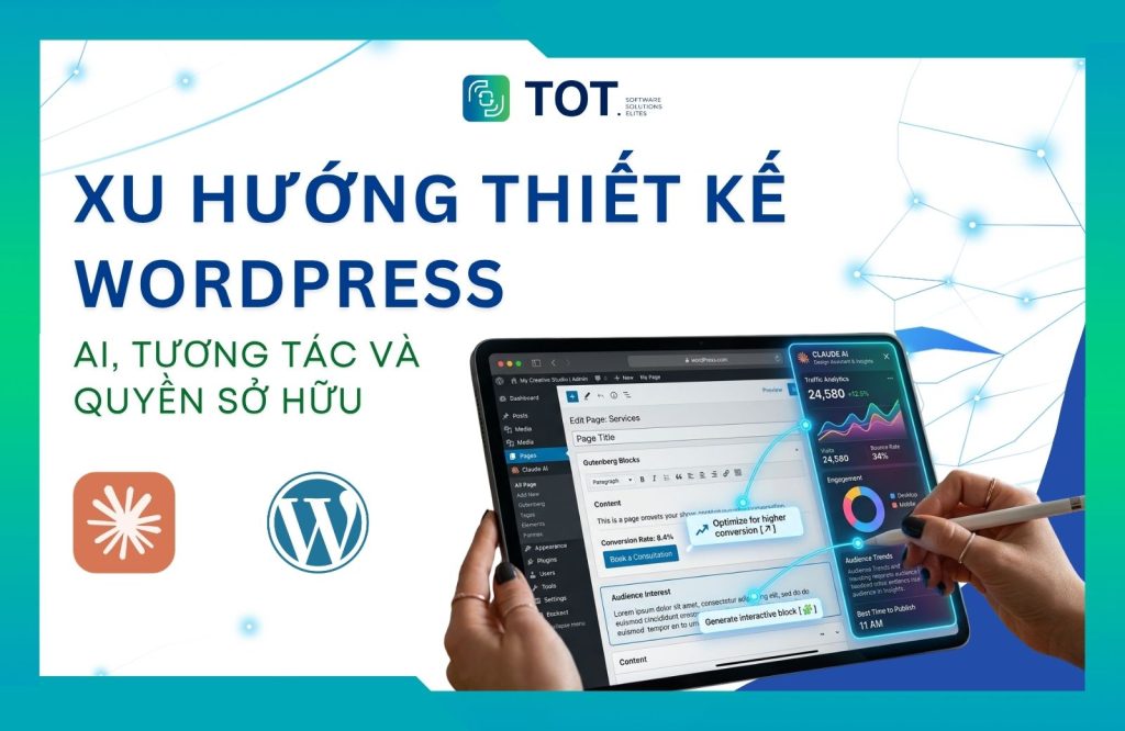 xu hướng thiết kế wordpress 2026
