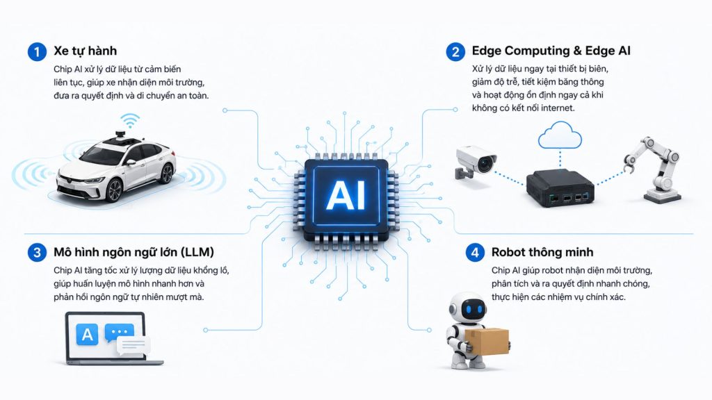 Chip AI có tác dụng gì