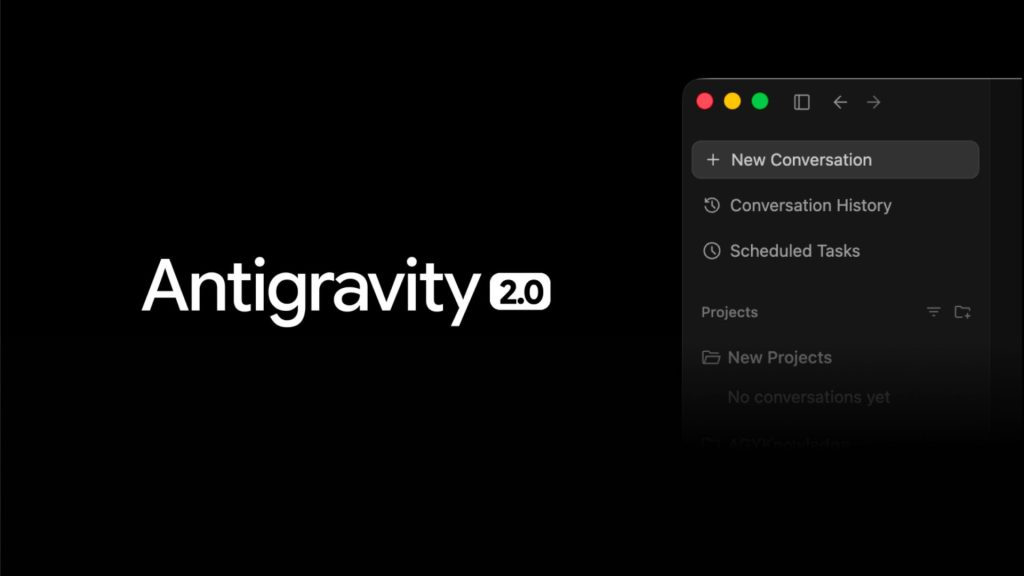 Google Antigravity 2.0 trên desktop