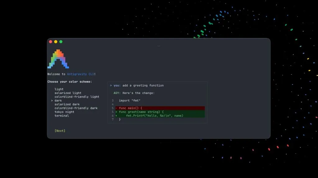Google Antigravity CLI trên terminal