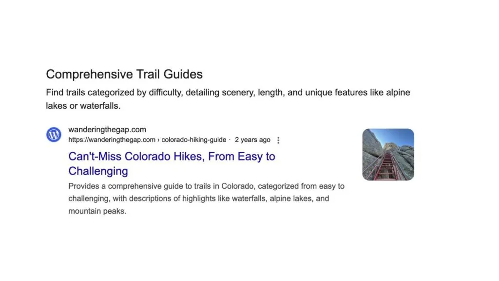 Google Web Guide search intent grouping