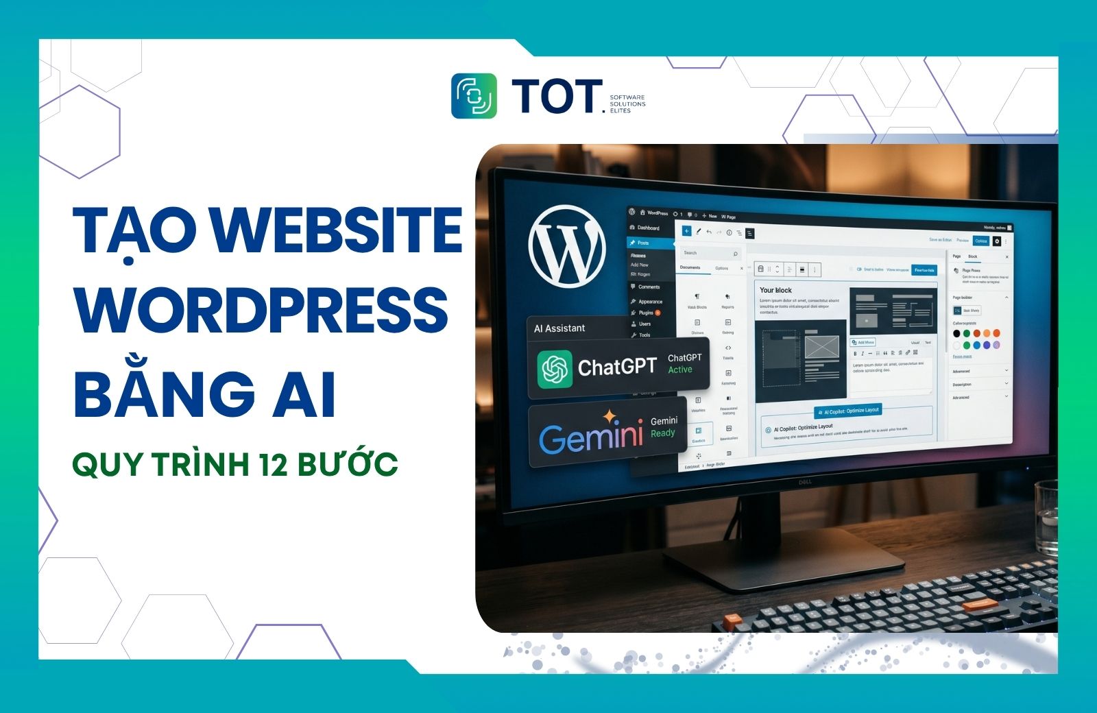 Quy trình 12 bước tạo website wordpress bằng AI chuyên nghiệp