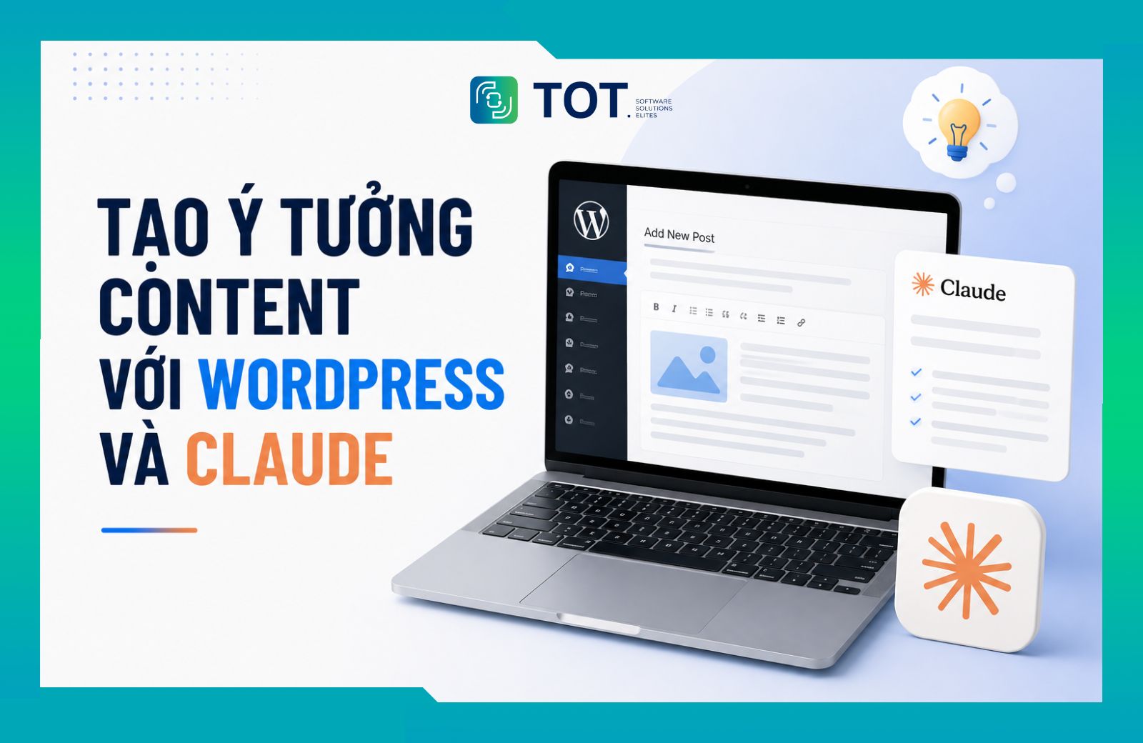 quy trình tạo ý tưởng content với wordpress và claude