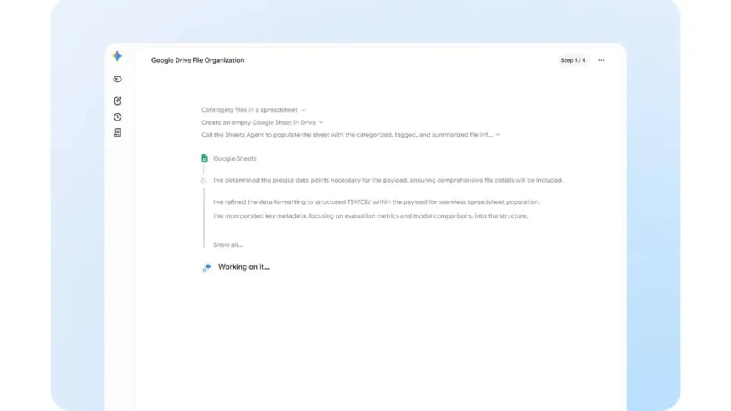Gemini Spark tự động phân loại và tổ chức tệp Google Drive bằng workflow AI nhiều bước.