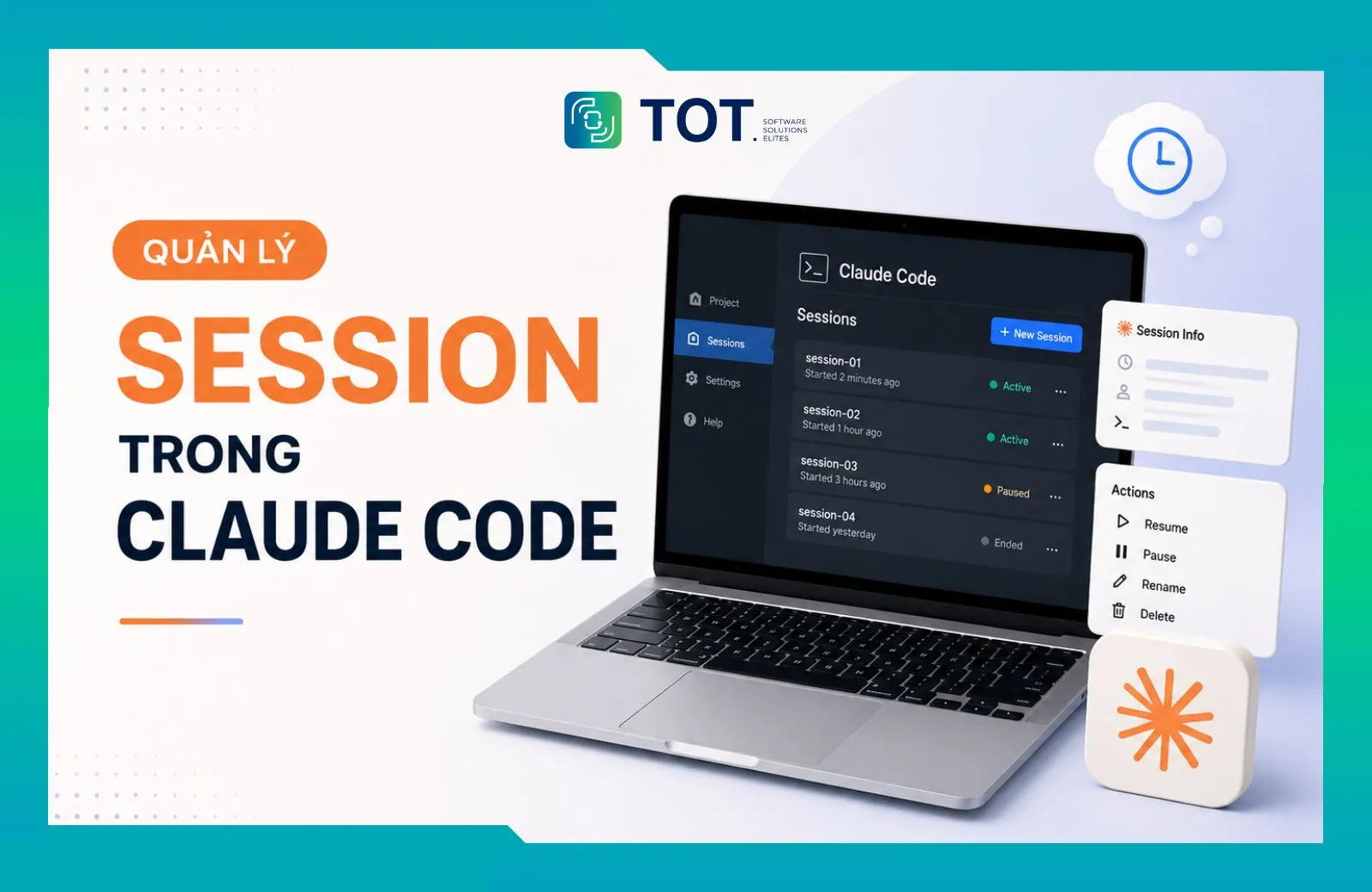 phương pháp quản lý session trong claude code