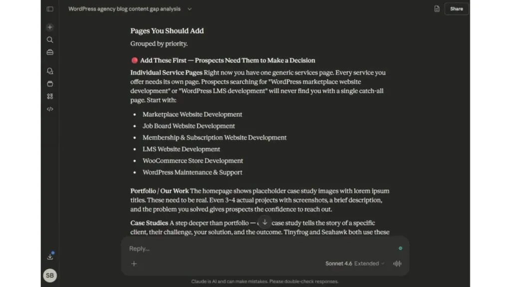 có thể ứng dụng để tối ưu hóa trang dịch vụ, faqs, thông tin bảng giá hay các bài case studies