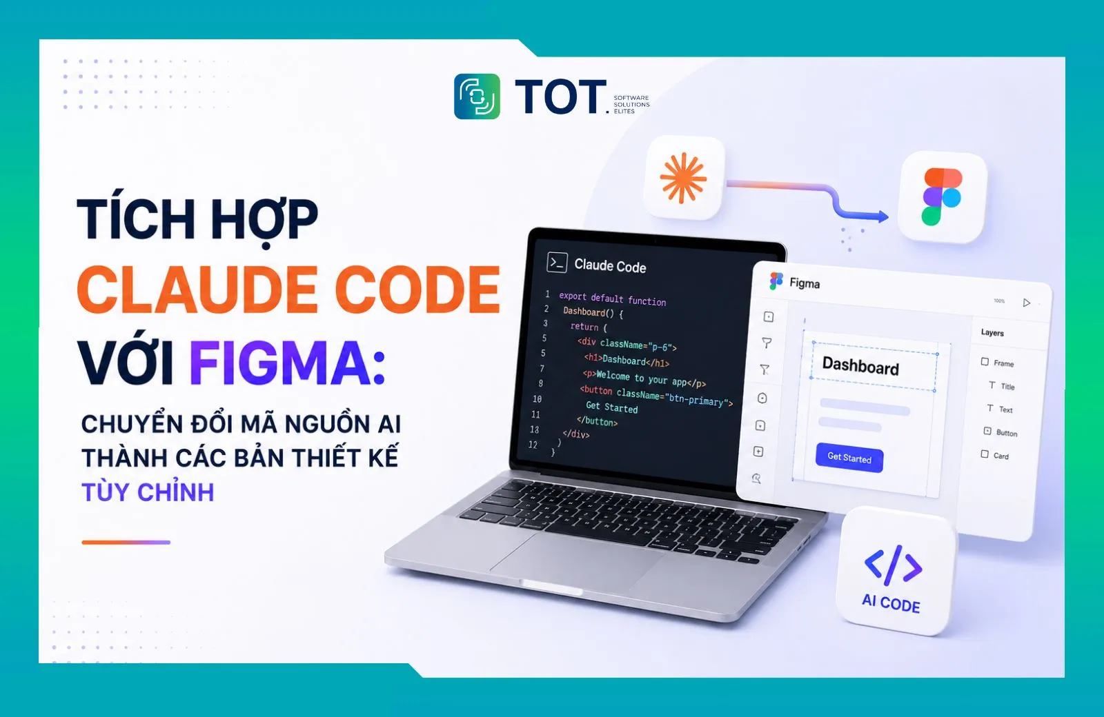 giải pháp tích hợp claude code với figma để chuyển đổi mã nguồn ai thành các bản thiết kế