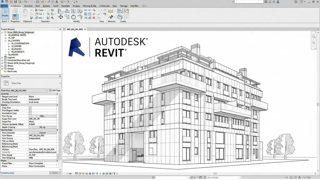 Ứng dụng thiết kế 3D Revit là tiêu chuẩn trong triển khai BIM