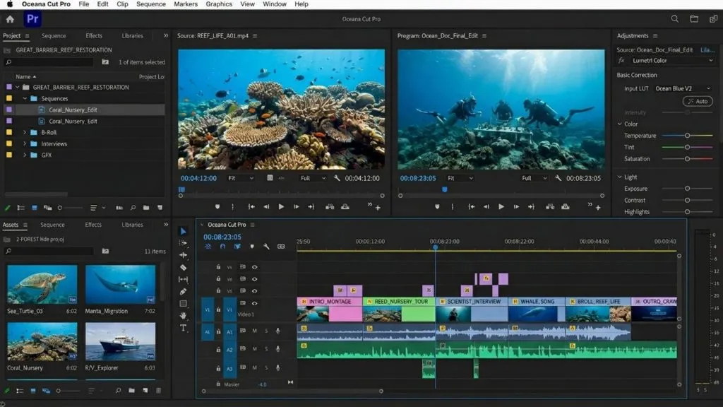 Phàn mềm Adobe Premiere Pro biên tập video chuyên nghiệp