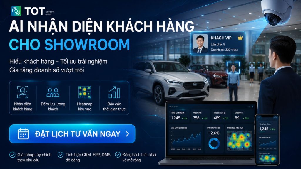 Giải pháp AI nhận diện khách hàng tại showroom