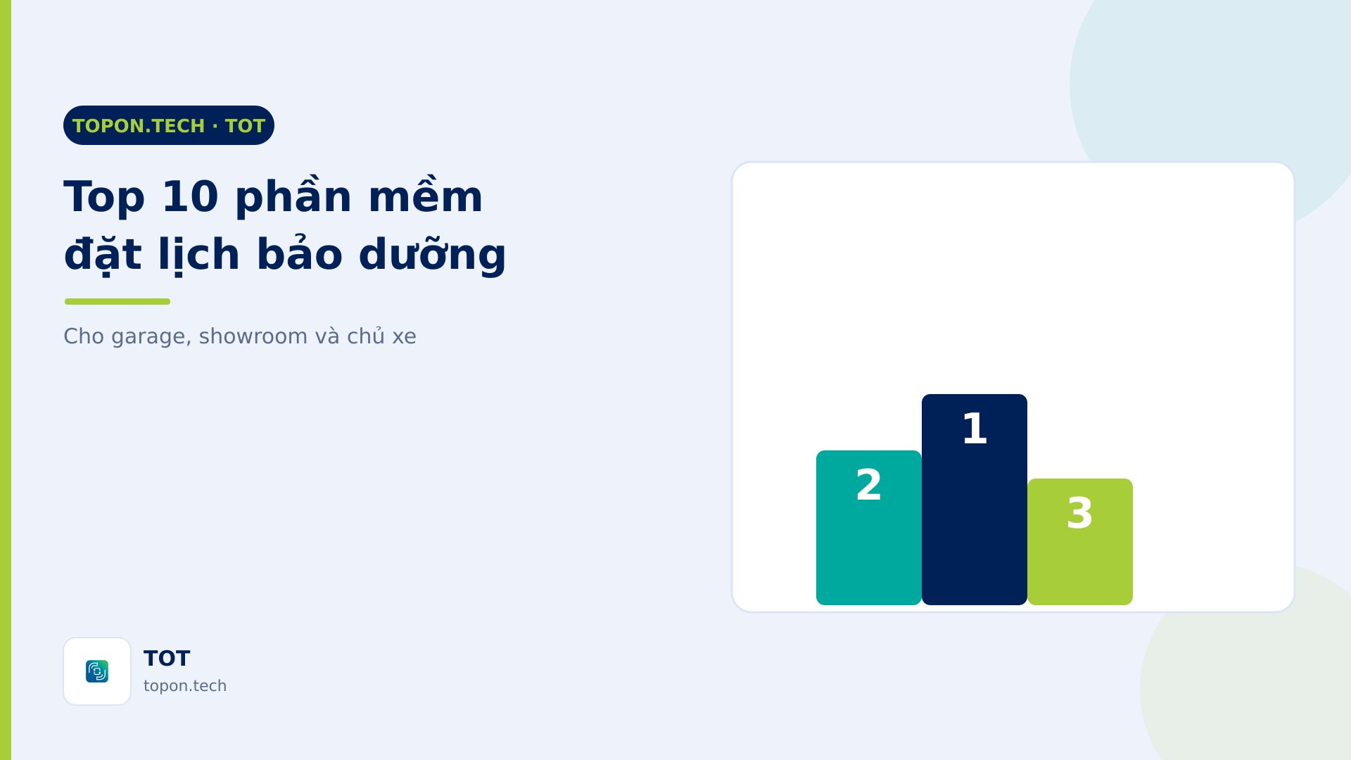 Top 10 phần mềm hệ thống đặt lịch bảo dưỡng ô tô tốt nhất 2026