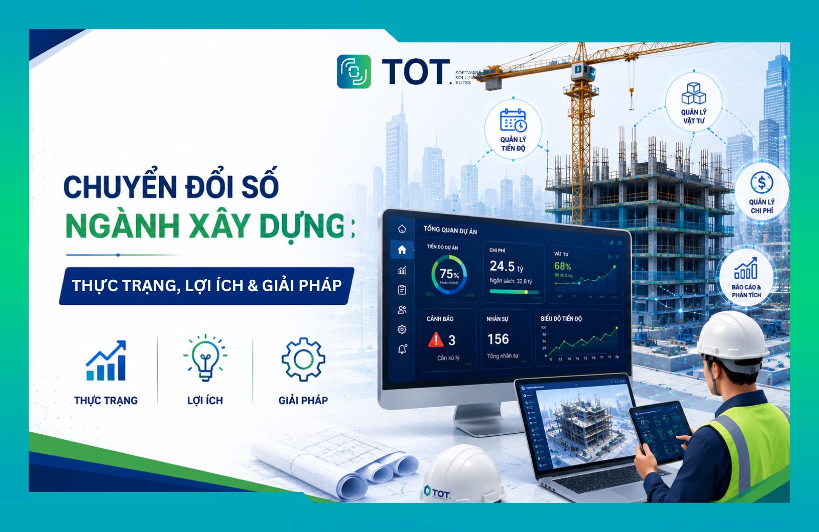 Tìm hiểu về chuyển đổi số ngành xây dựng