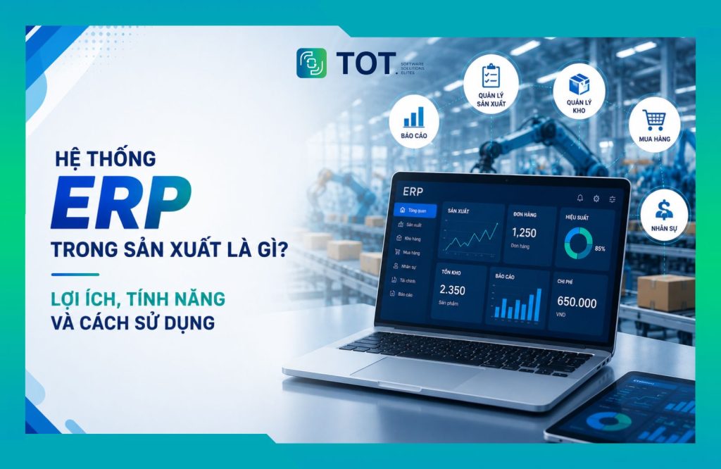 hệ thống ERP trong sản xuất