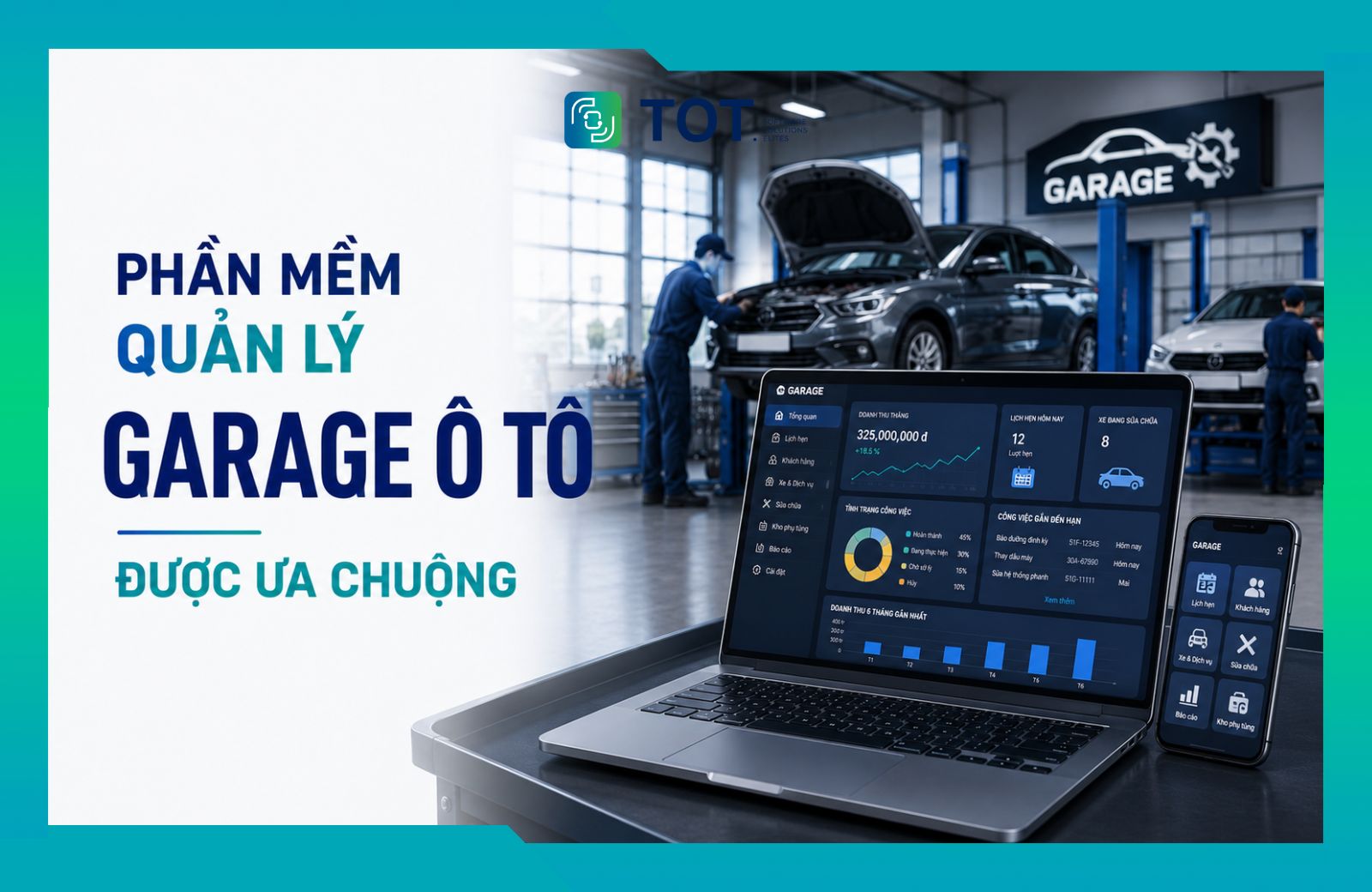 phần mềm quản lý garage