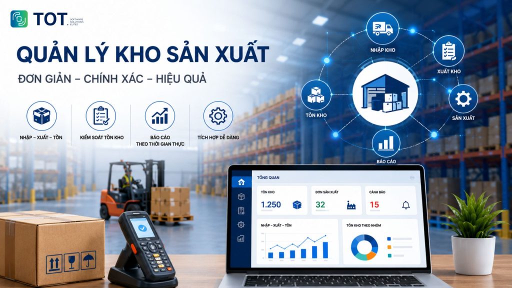 Phần mềm quản lý kho sản xuất là gì