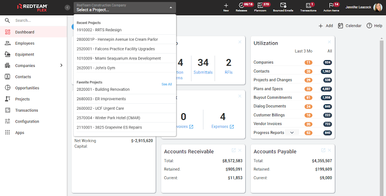 RedTeam Flex – General contractor management software