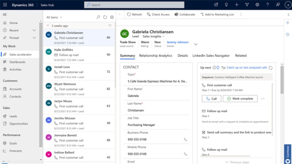 Microsoft Dynamics 365 quản lý sản xuất