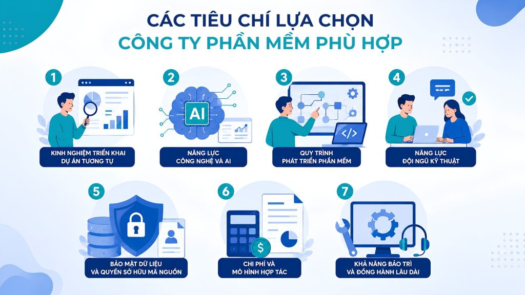 tiêu chí chọn công ty lập trình phần mềm