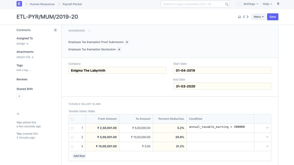 ERPNext software