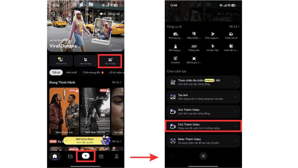 Hailuo ai video create mobile