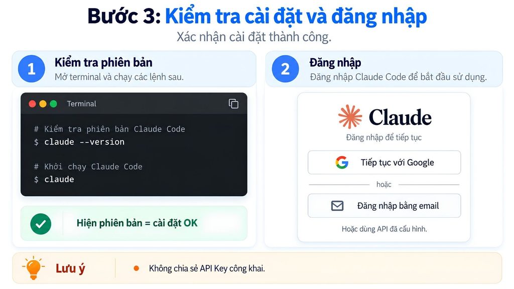 đăng nhập Claude Code