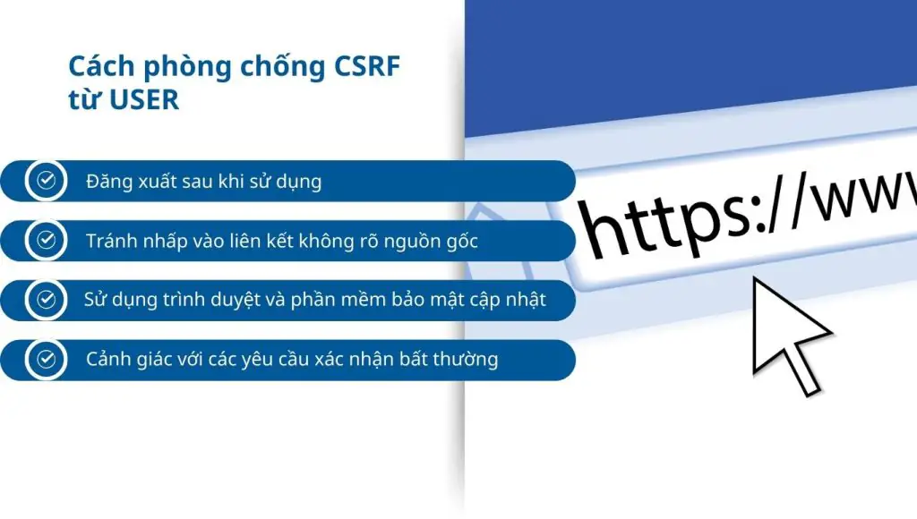 Cách phòng tránh từ User