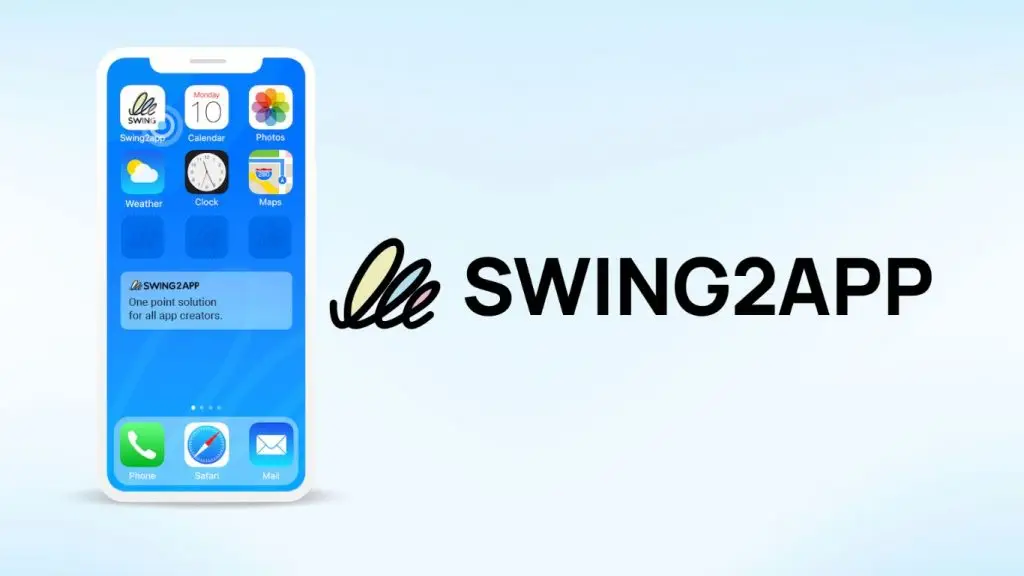 Tạo app miễn phí cho iPhone bằng Swing2App