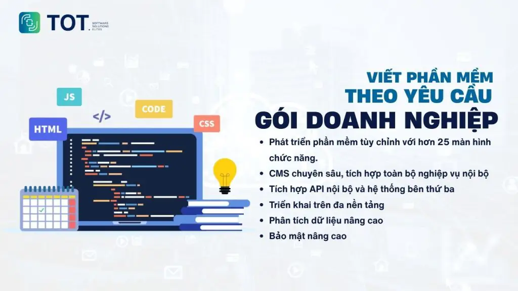 Gói viết phần mềm theo yêu cầu doanh nghiệp