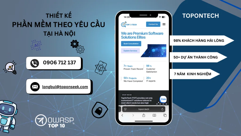 Vì sao nên sử dụng dịch vụ viết phần mềm theo yêu cầu tại Hà Nội tại TOT