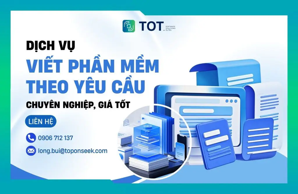 viết phần mềm theo yêu cầu