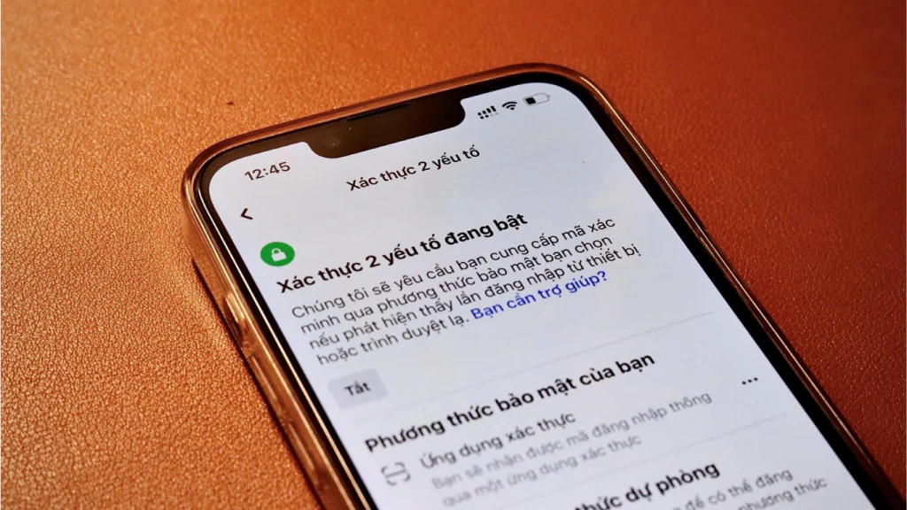 Cách tắt 2FA trên điện thoại